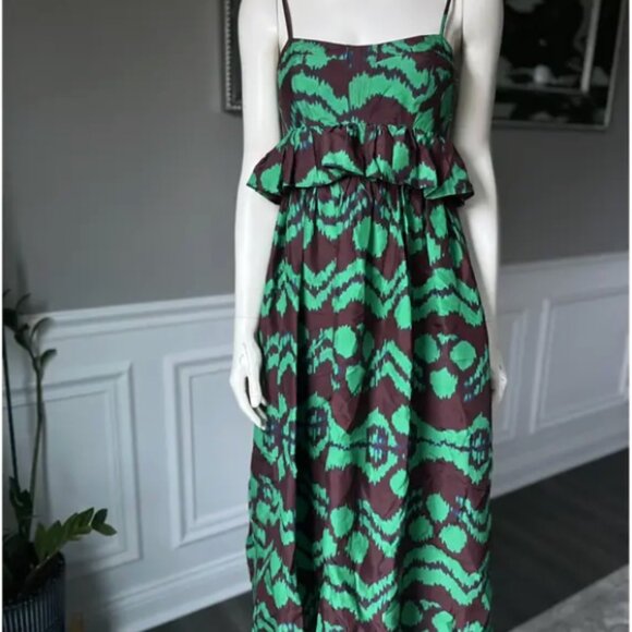 Ulla Johnson Amaliya Silk Ikat Print Dress - Picture 4 of 6